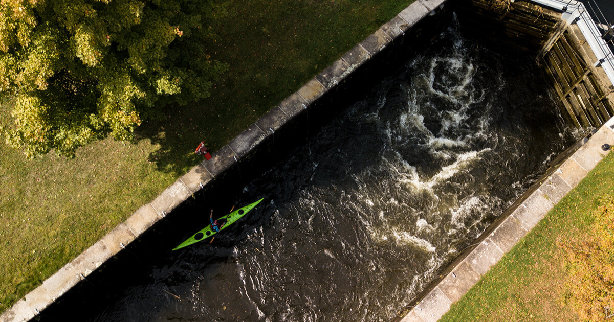 lock passage in the rideau canal ken whiting paddletv paddle tales