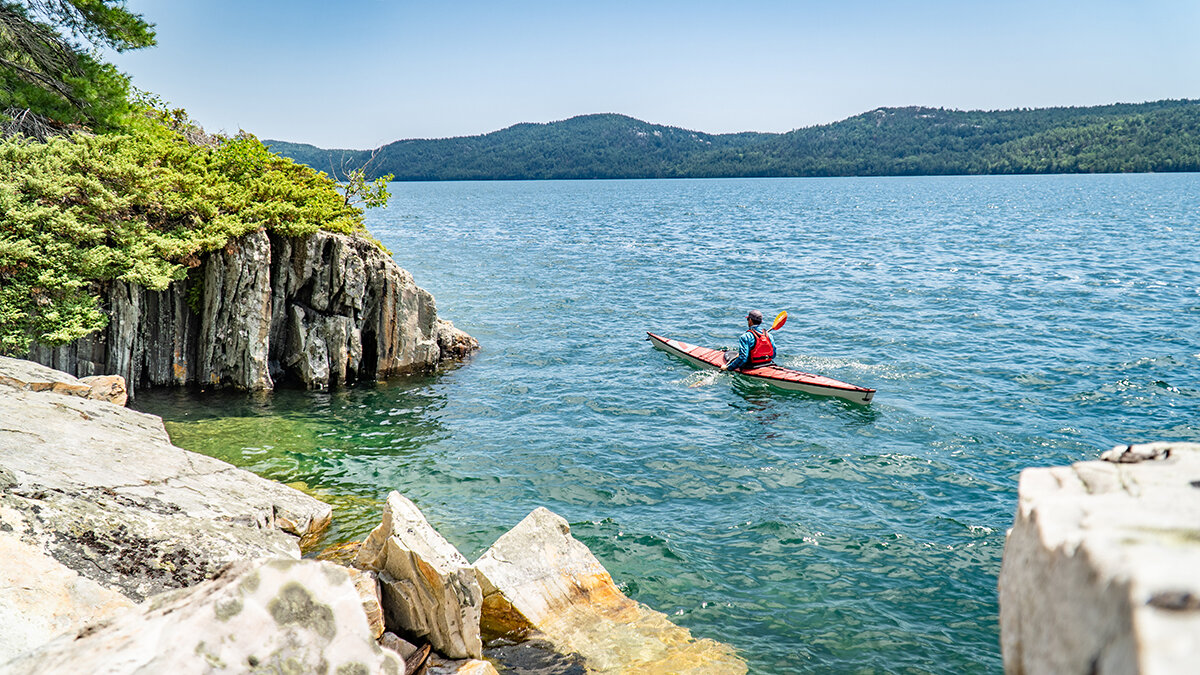 Sea Kayaking Baie-Fine In Killarney Provincial Park - In4adventure