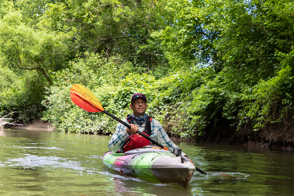 Kayaking the Canadian   Big Creek, Norfolk County
