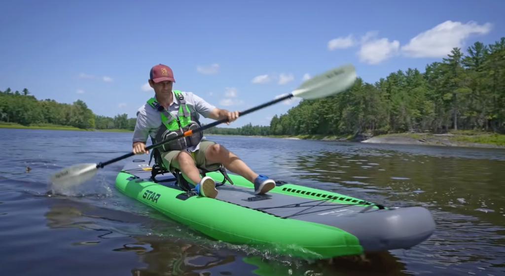 Rival inflatable kayak