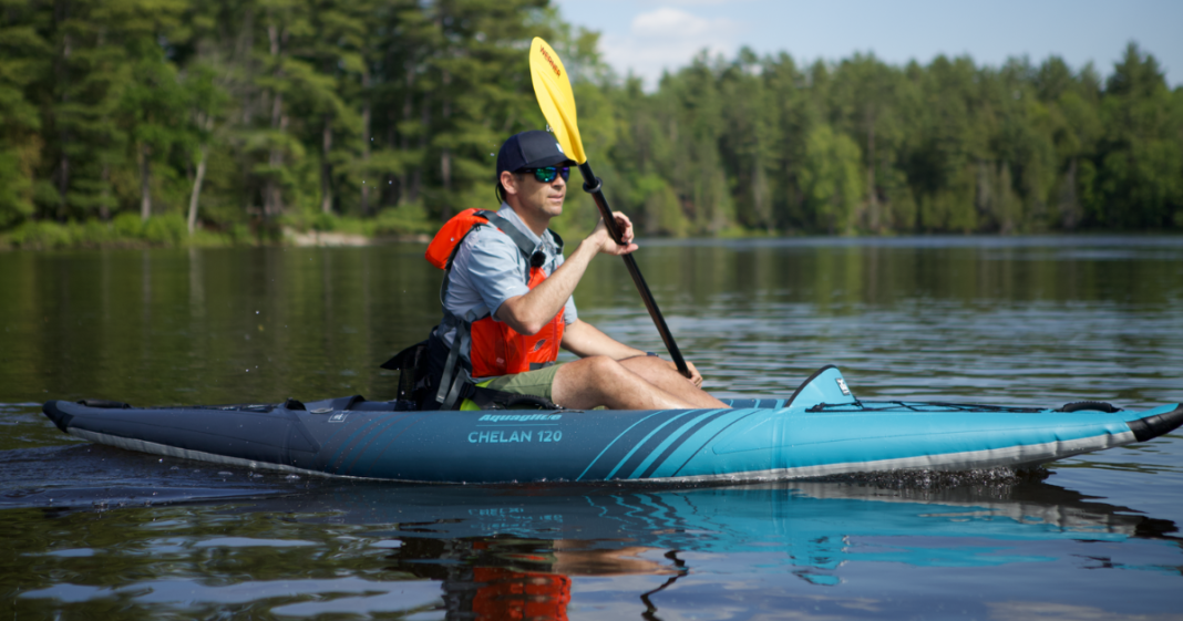 AquaGlide Chelan 120 Inflatable Kayak Review - In4adventure