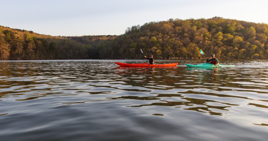what difference does the length of a kayak make two paddlers on a lake ken whiting paddletv