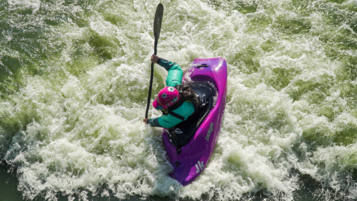 why you should try whitewater kayaking emily jackson in oklahoma city