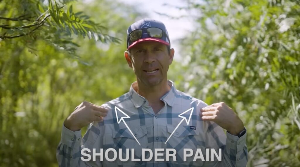 shoulder pain caused by kayaking