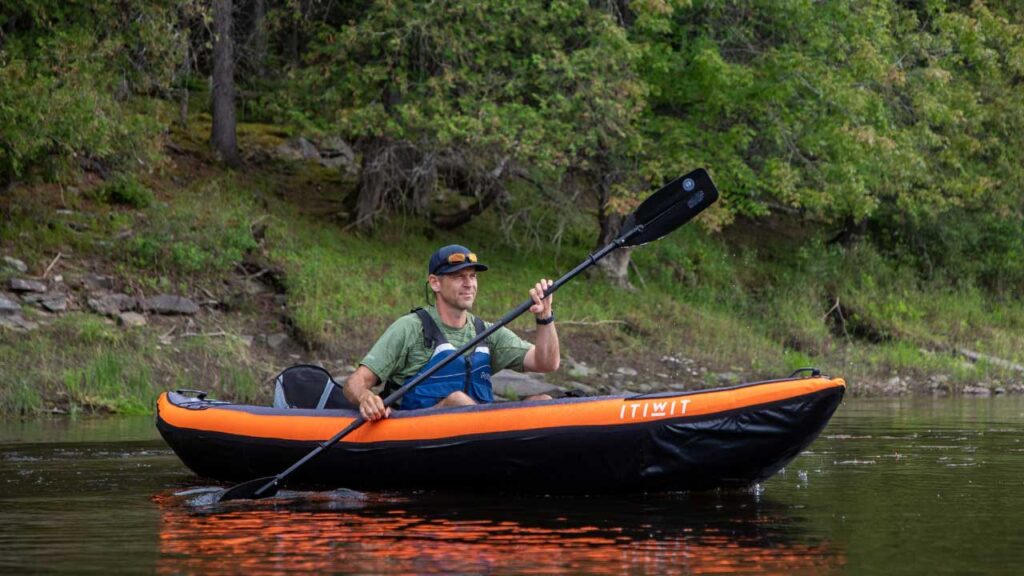 Decathlon Itiwit is an inflatable Walmart kayak that is a great beginner kayak.
