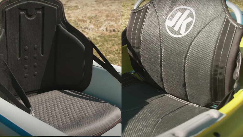 Seats of the Jackson Tupelo Kayak and the Sea Eagle Razorlite Kayak