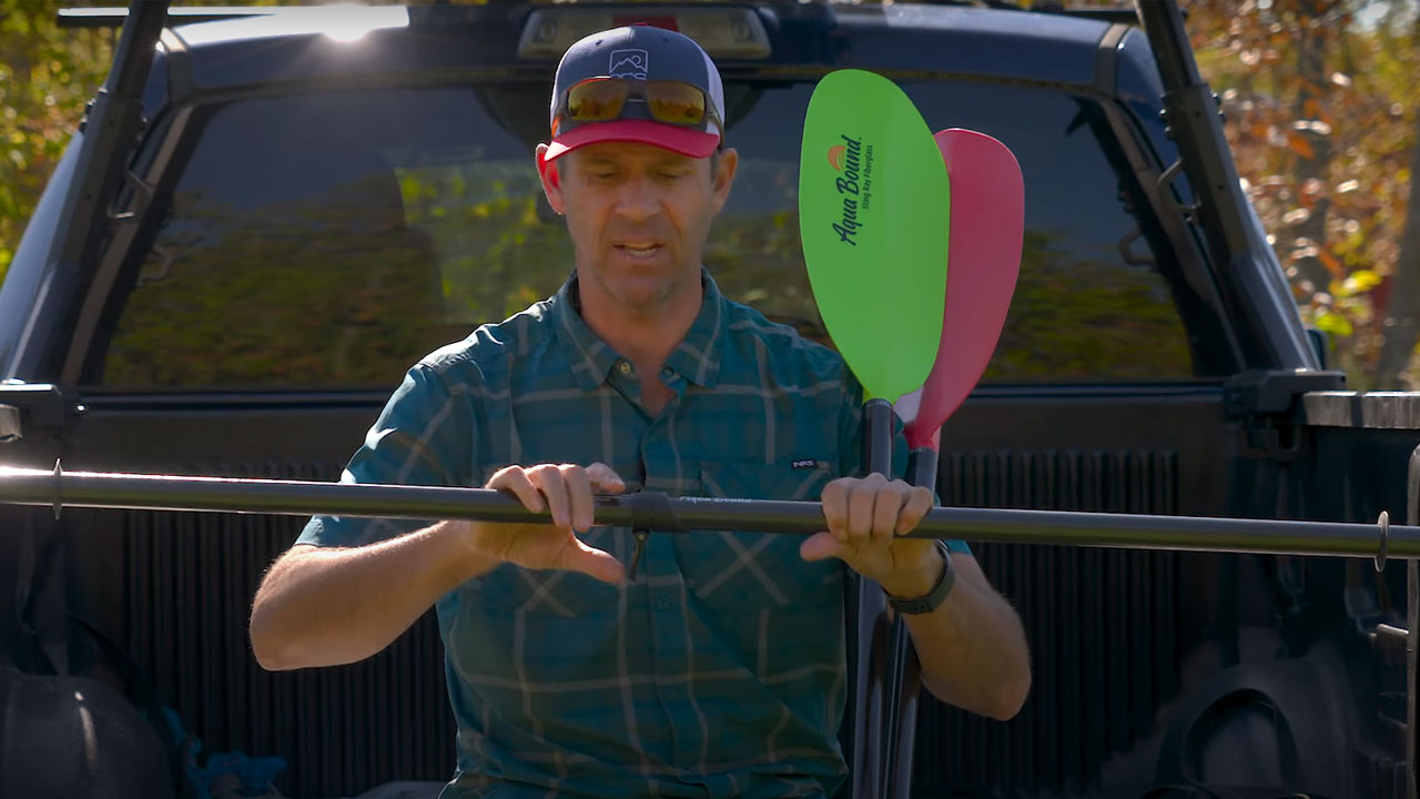 Kayak Paddle Review: Aqua Bound Ray Series New Design - In4adventure