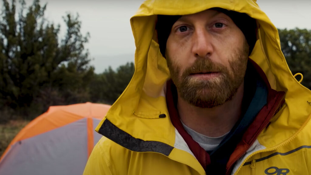 backpacking in the rain and rainy day camping tips.