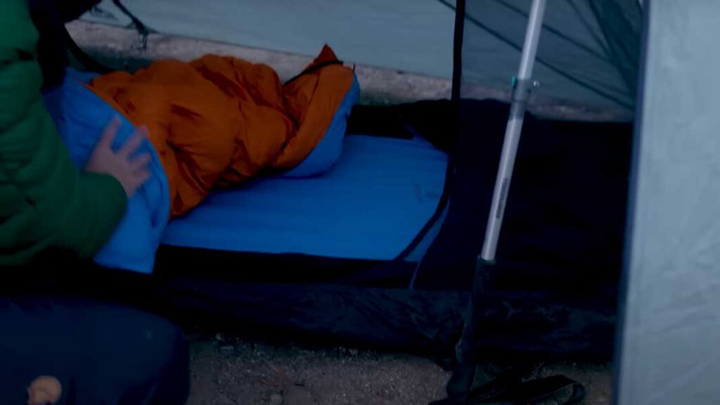 winter camping tip: pay attention to the r-value of the sleeping pad