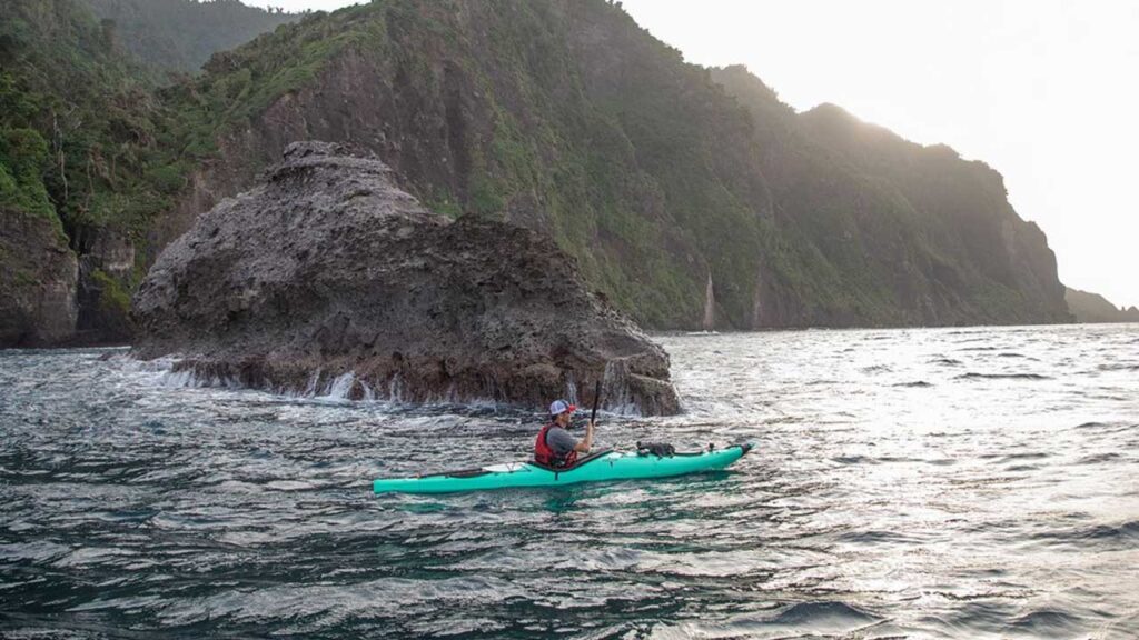ocean kayak tour that feels like paddling through Jurassic Park.