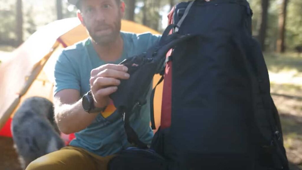 new hiking gear review for the Waymark Backpack: Load bearing straps make adjusting easy and effective