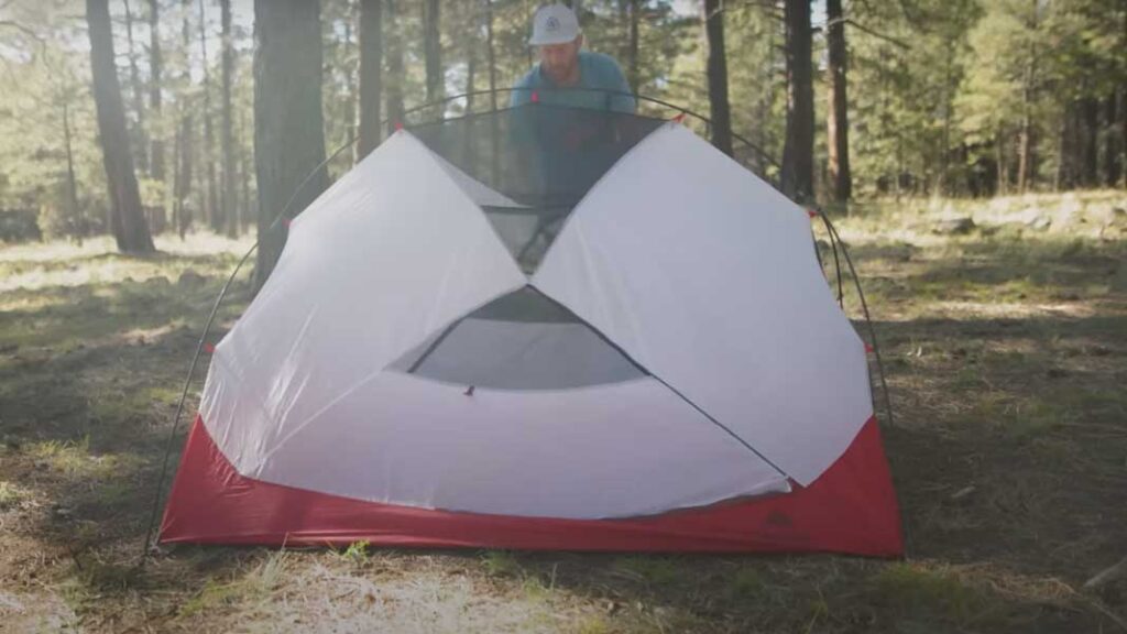 new hiking gear: MSR Hubba Hubba Tent