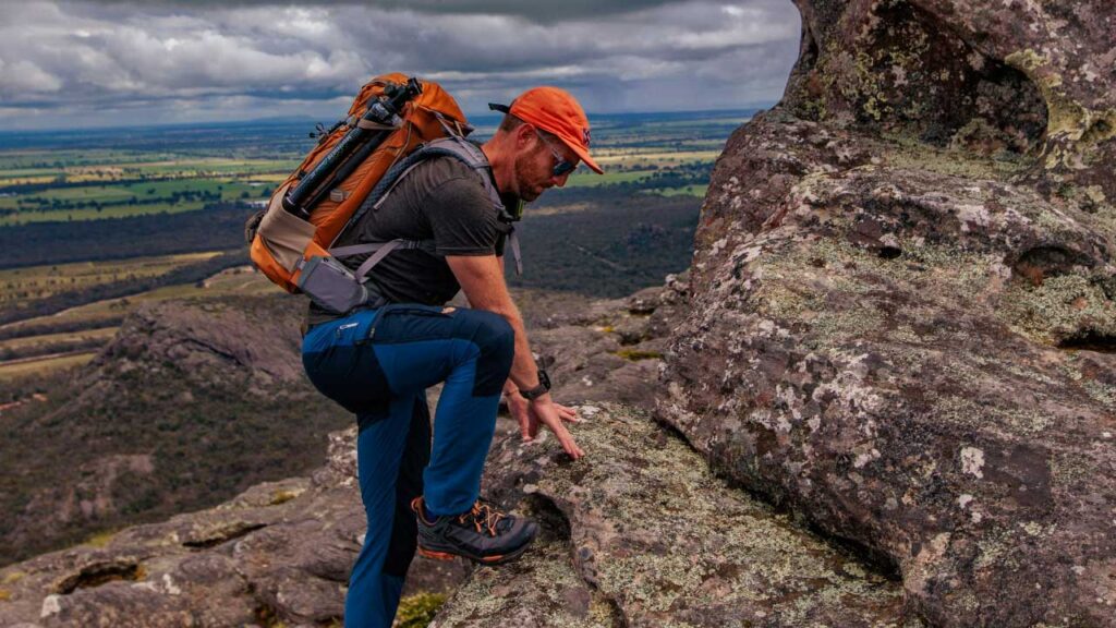 Beginner Hiking and Overnight Tips: your backpack size decision will depend on what you carry, like camera equipment.