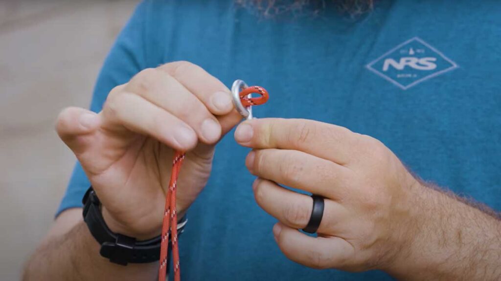 Palomar Knot: 2 - pass loop through eye of hook