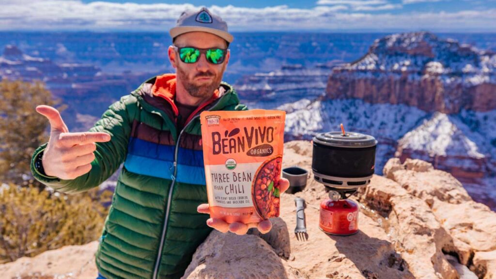 Had some great meals with great views on this Grand Canyon winter backpacking expedition