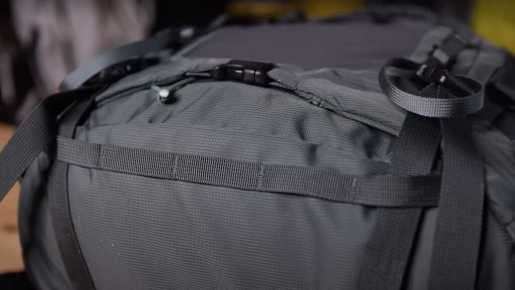 Mystery Ranch Bridger 45 backpack review by Eric Hanson: Bridger 45 is made of 100-denier fabric across most of its exterior!
