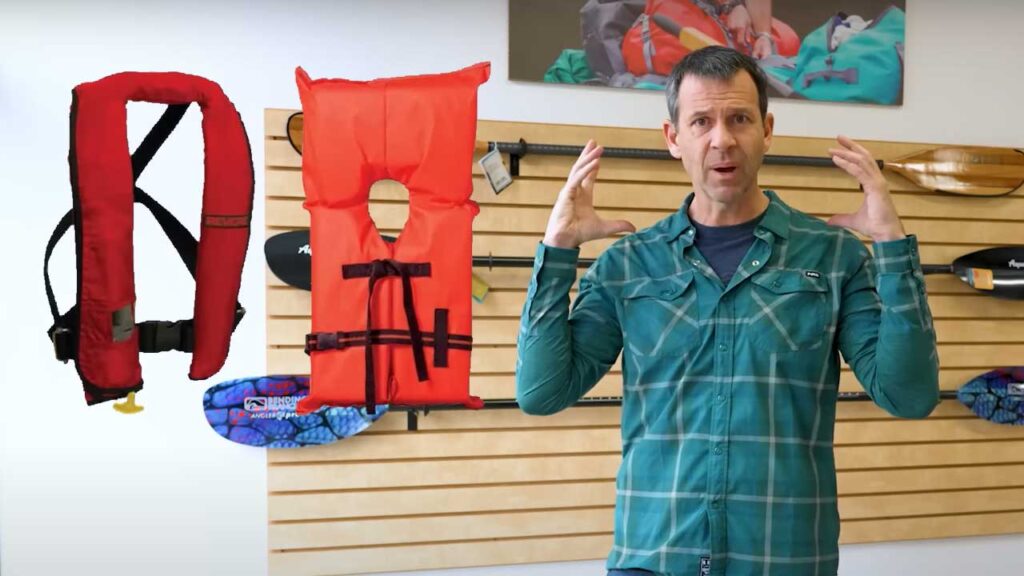 Inflatable vs standard life jackets