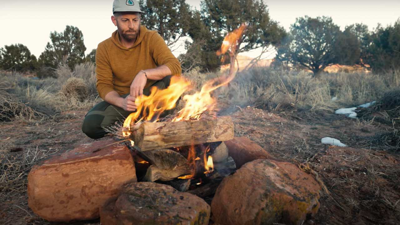 How to Start a Fire in the Wild with Sticks - In4adventure