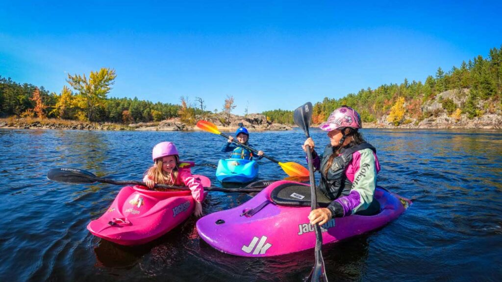 The Ottawa River is a great example of a safe, fun paddling environment for all ages.