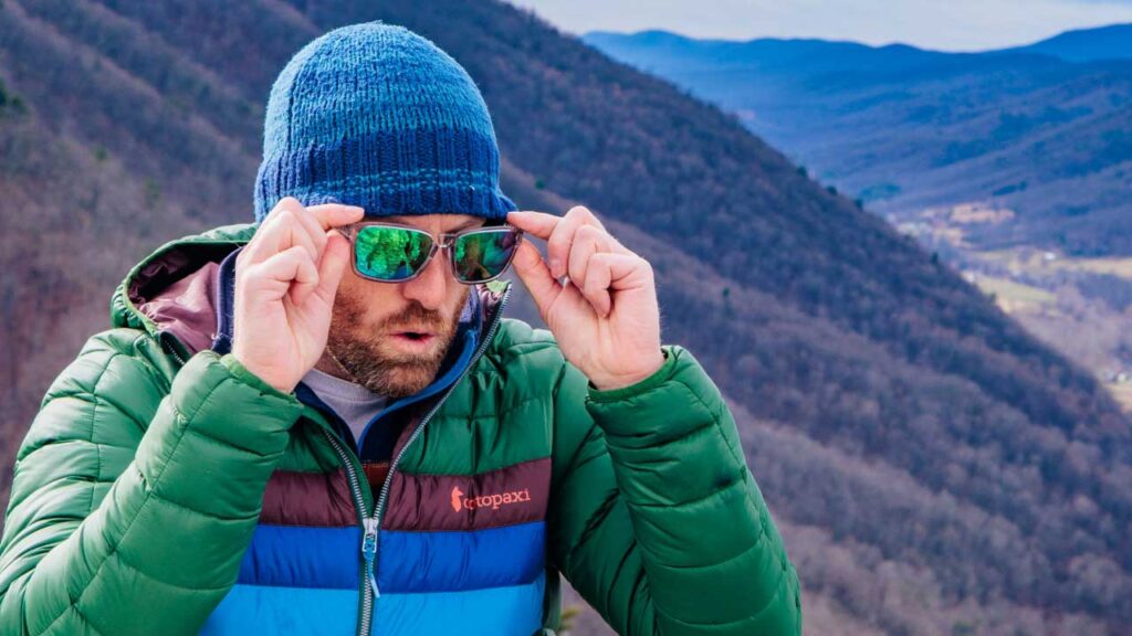 Sunglasses are important eye protection for day hikes.