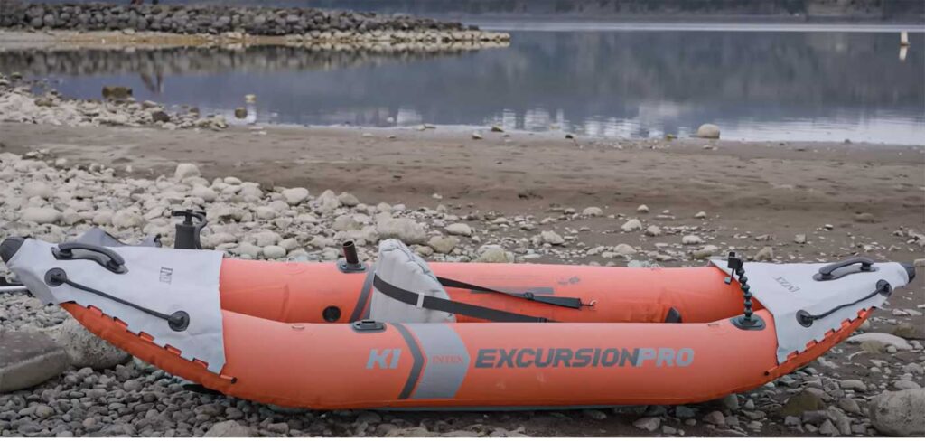 Cheapest fishing kayak on the market is the Intex Excursion Pro Inflatable fishing kayak, around $200 on Amazon.