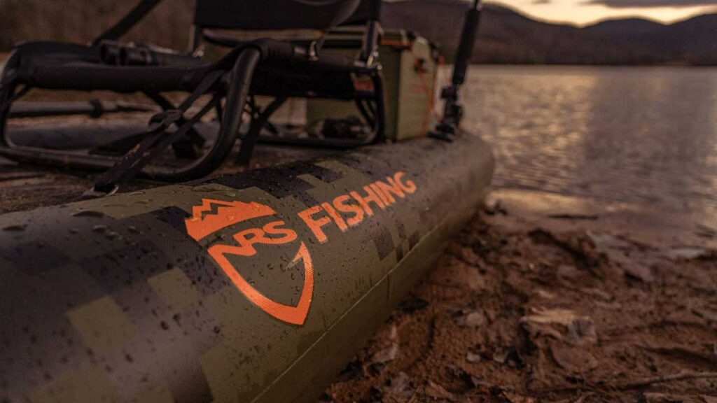 The NRS Kuda fishing kayak is well built, like their rafts, and come Yakattack ready for great outfitting options.