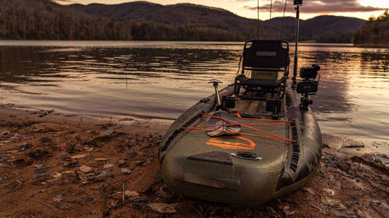 NRS Kuda 126 Inflatable Fishing Kayak Review - In4adventure
