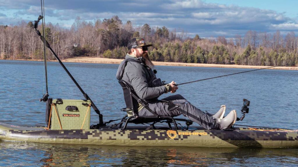 From bow to stern the NRS Kuda 126 Inflatable Fishing Kayak is incredible.