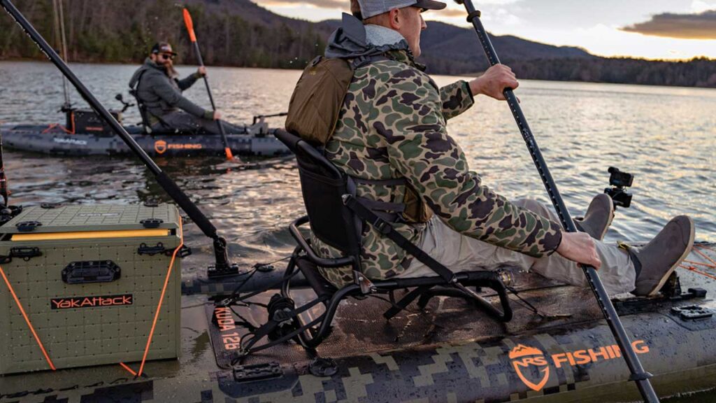 Seating and standing is where you see a big difference in the NRS Pike Pro vs the Kuda 126.