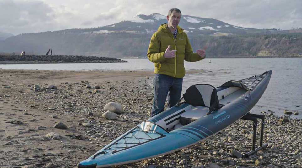 The Aquaglide Chelan 120 Kayak is just a bit too small for me at 6'2, there are larger ones though.