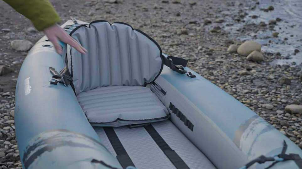 Aquaglide kayak at an amazing 15 lbs, Aquaglide Inflatable Kayaks: the Cirrus 110 kayak.