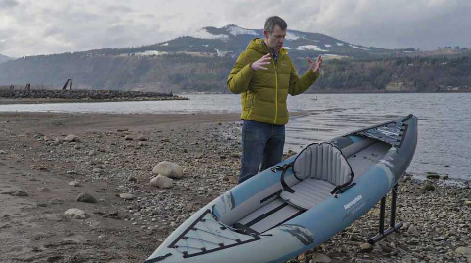 A good look at the Aquaglide Cirrus 110 kayak, made for those who value light boats.