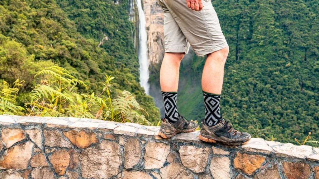 Socks are key to keeping your feet happy and are a key element of the hiking clothes you need.
