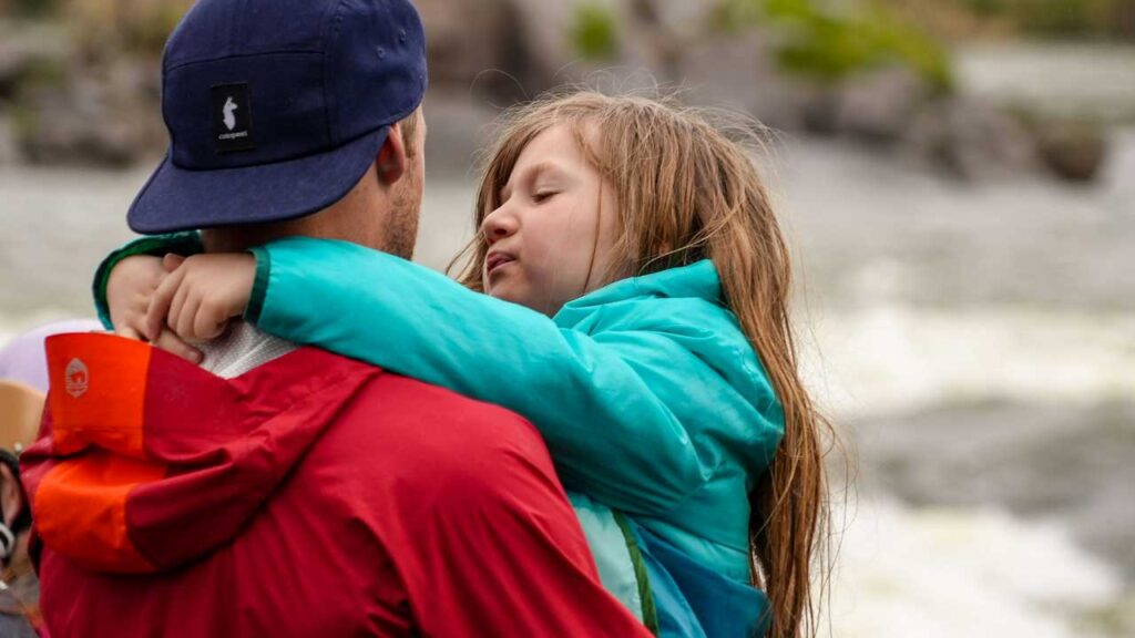 For Tantrums: Dad's can be calming, especially with a comfy hug when kids are having meltdowns.