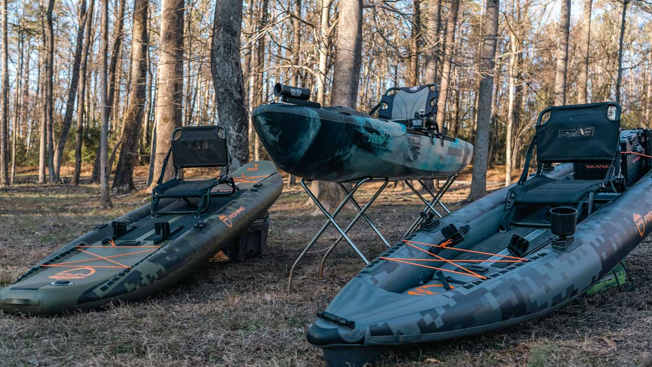 Coosa X vs NRS Pike Pro vs Kuda Fishing Kayaks