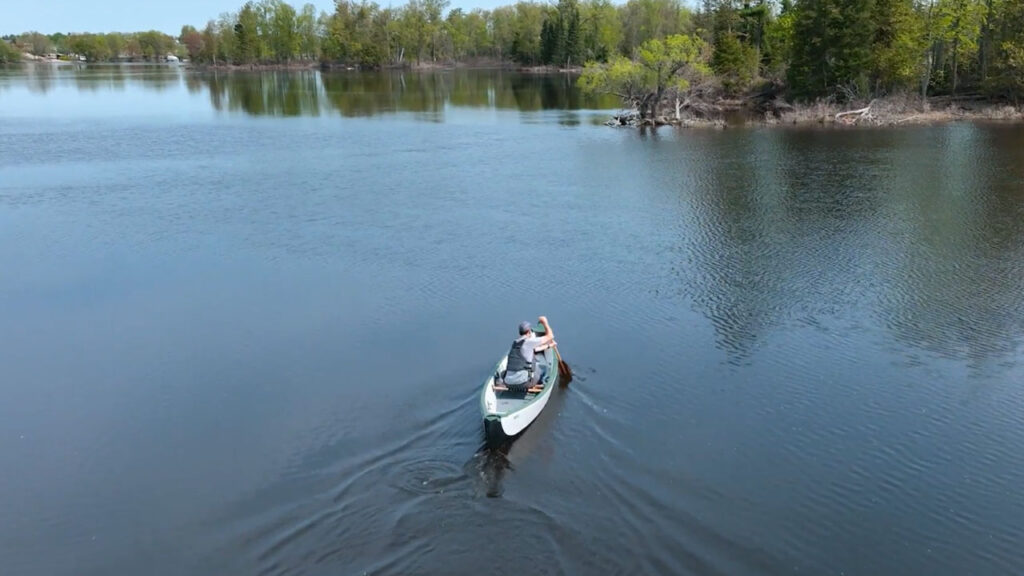 This is a bit slower as a 16 foot canoe, but fast as an inflatable.