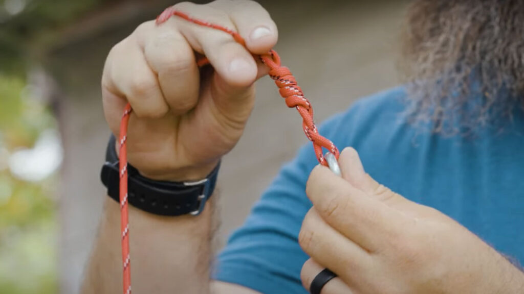 The improved clinch knot - Step 2