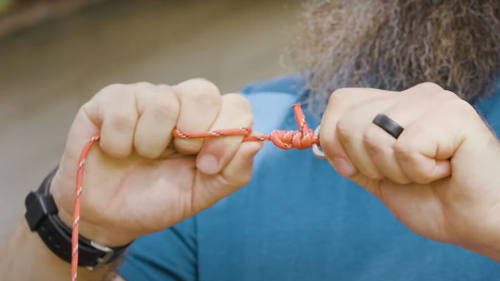 The improved clinch knot - Step 4