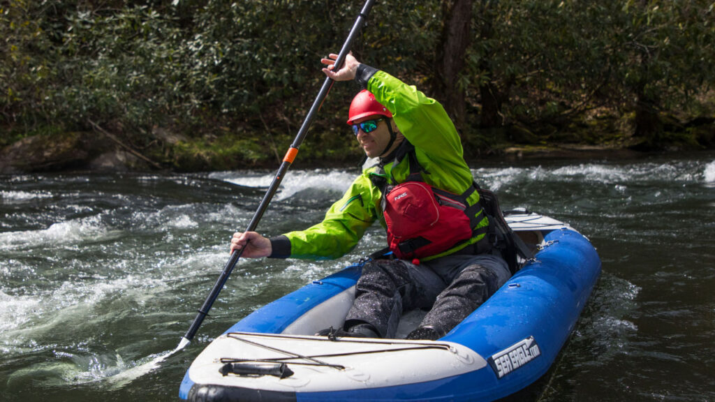One of the best gear for spring paddling is the full dry suit.