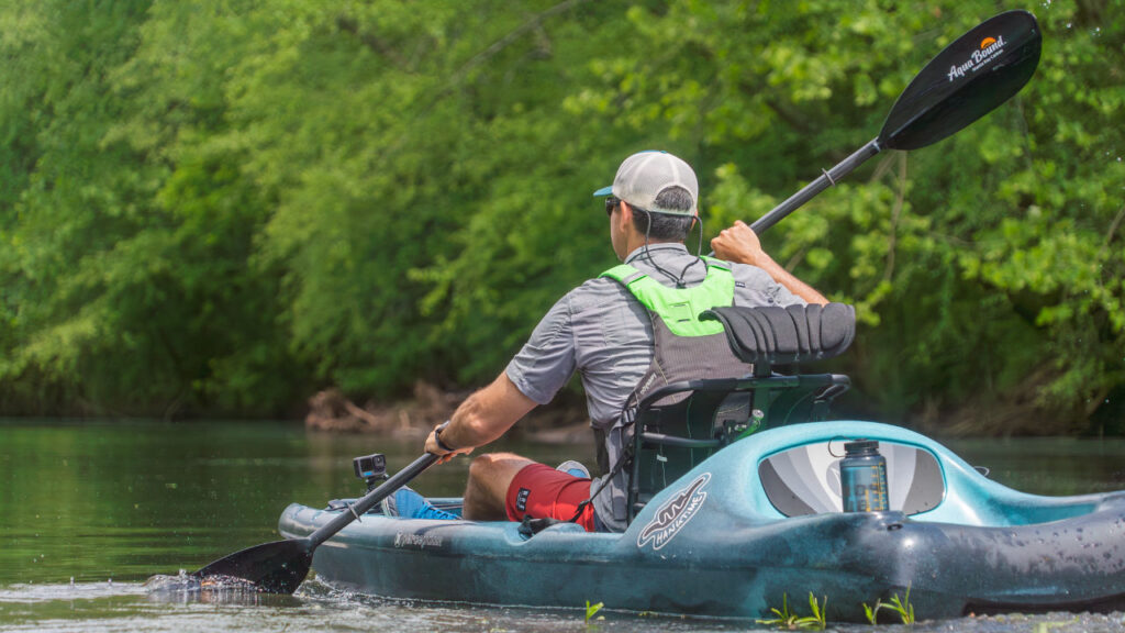 This is a relaxing kayak and designed for chilling out with some surprise bonuses.