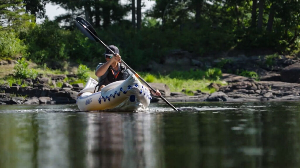 The features of both inflatable kayaks are similar.
