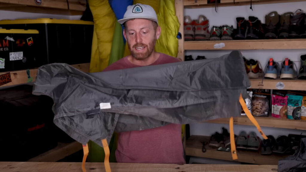 What not to bring hiking: a tent footprint!