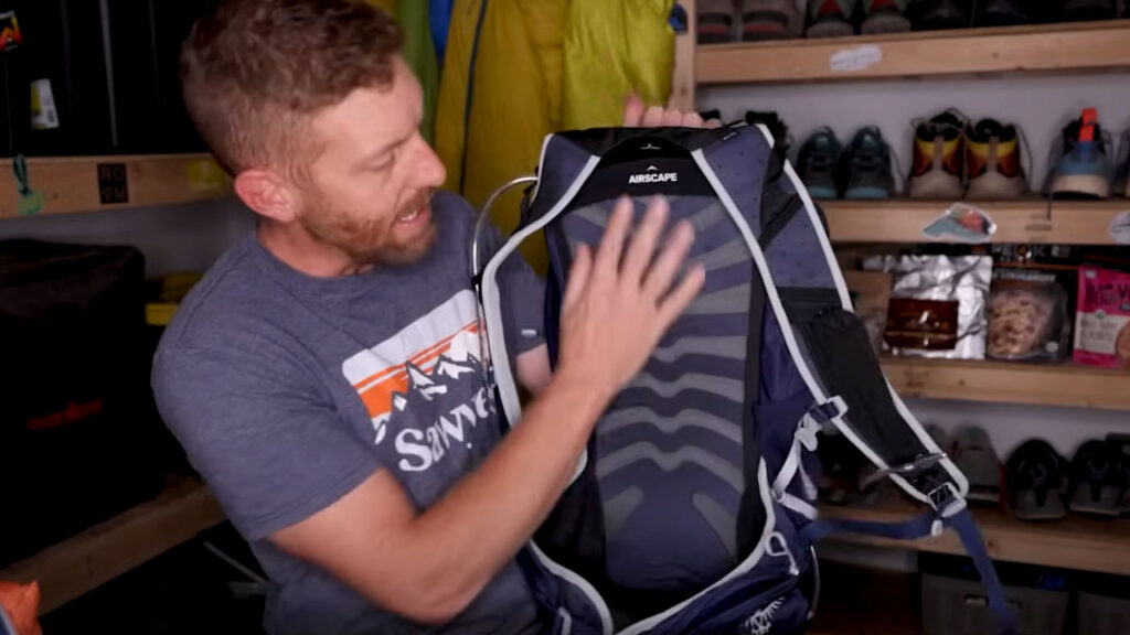 The Tallon 22, and other Osprey backpacks, are known for their airflow