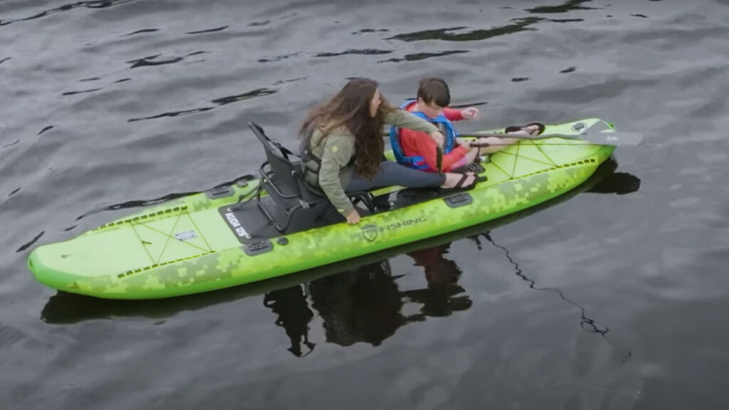 I load this kayak up a lot... especially with kids.