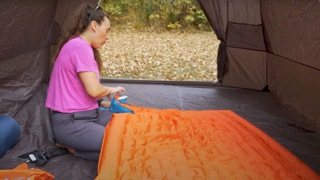 The Big Agnes is more compact and smaller.