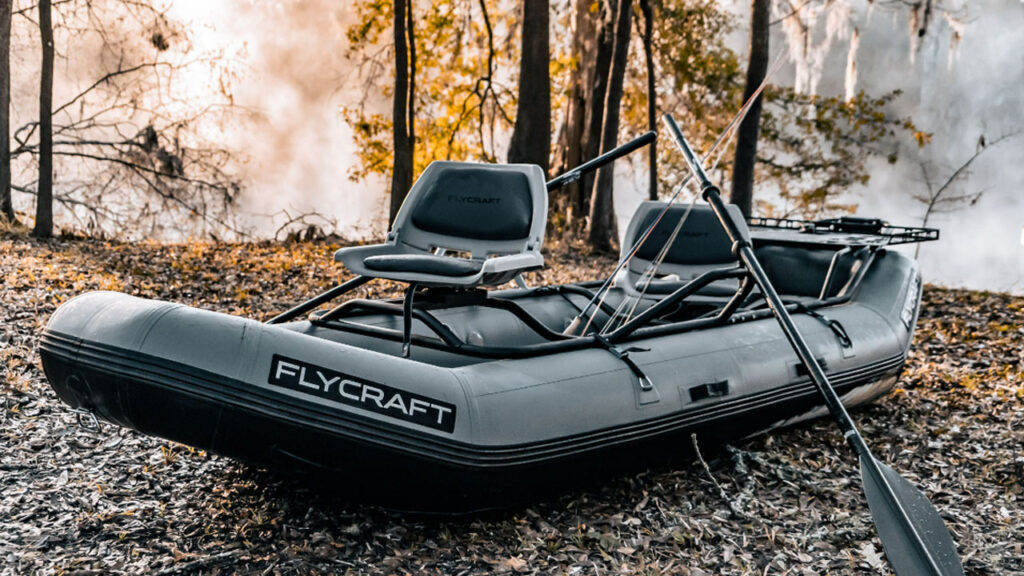 Flycraft Stealth 2.0 has lots of room to fish for two people