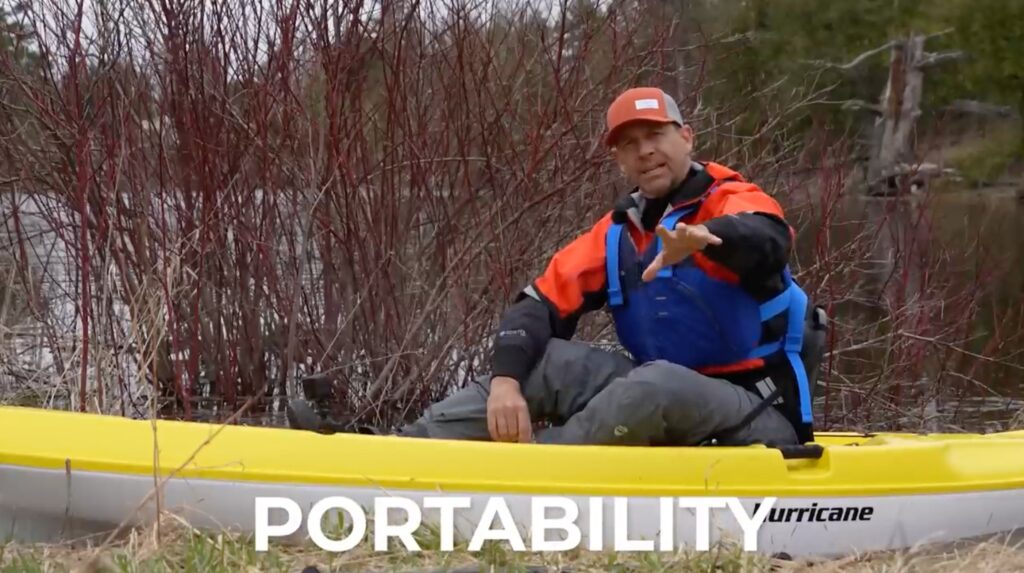 Portability of Hurricane Osprey 120 Kayak