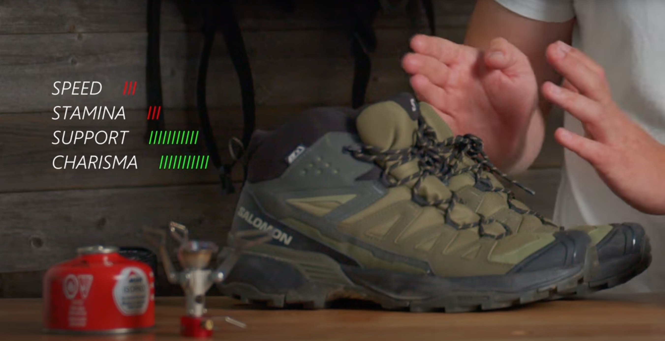 hiking shoes vs hiking boots: Salomon hiking boot review