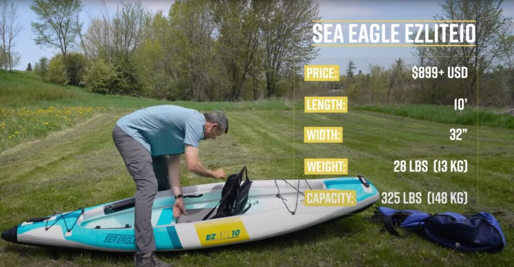 Sea Eagle EasyLight 10 Inflatable Kayak specifications