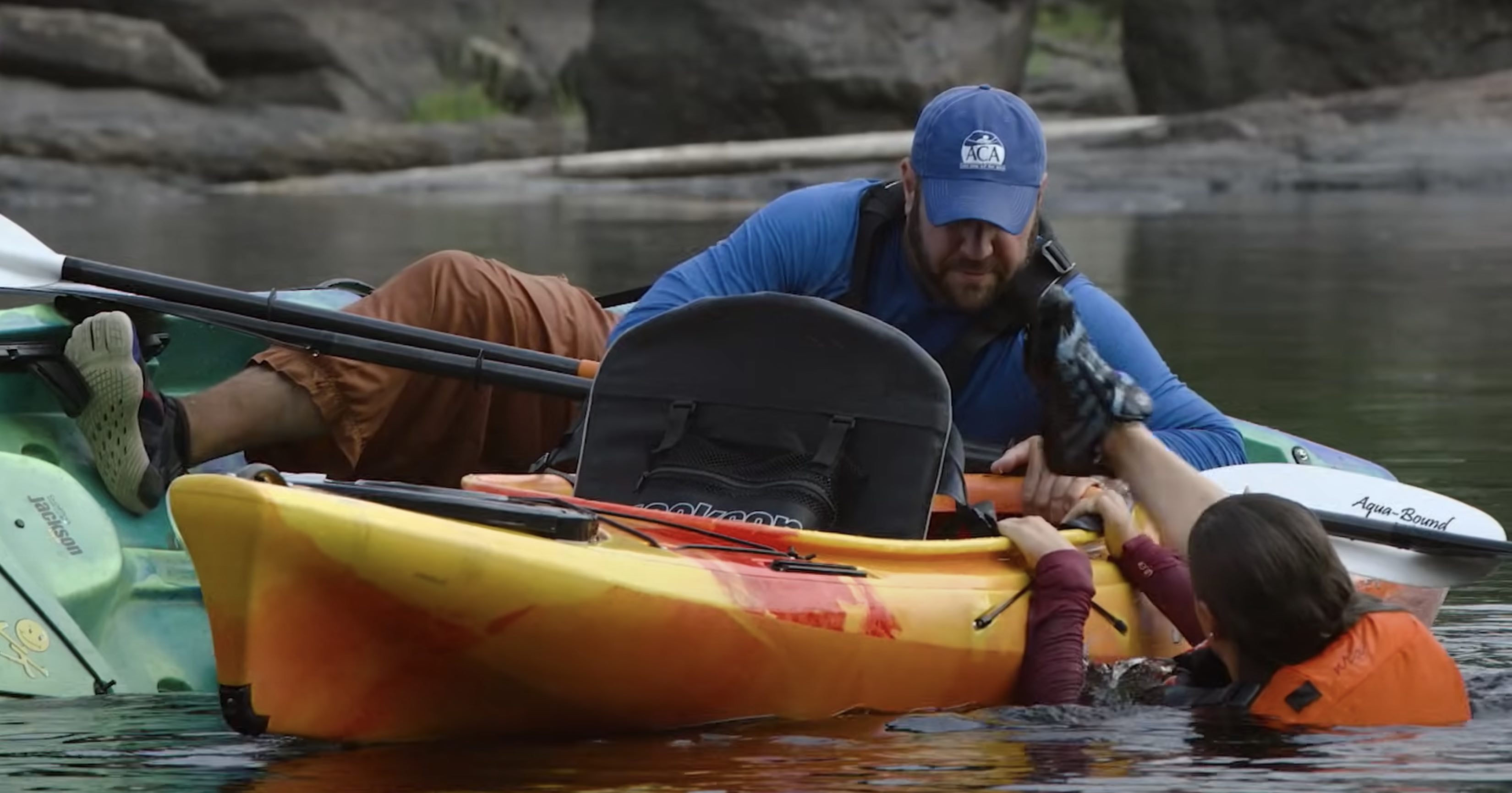 Fatal Kayaking Mistakes practice kayak re entry